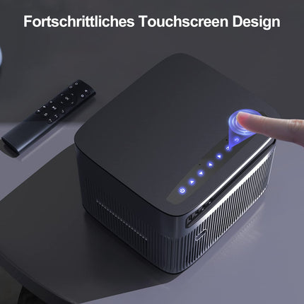 【Autofookus/trapetsikorrektsioon】 Projektor, 28000 luumeniga WiFi Bluetooth-projektor Full HD 1080P, kodukino videoprojektor 4K tugi, ühildub Fire Sticki, Xboxi, PS5, sülearvuti, USB ja mobiiltelefoni projektoriga