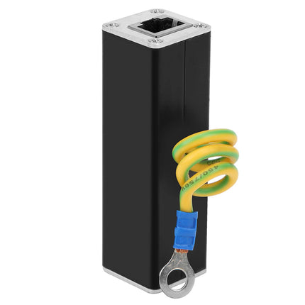 PUSOKEI Hopcd Etherneti ülepingekaitse, POE võrgupiirik IP-kaamera äikese ülepingekaitse, RJ45 välgusummuti võrgukaameratele/võrgulülititele