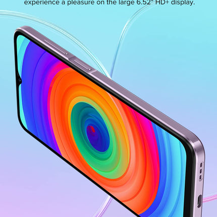 Ulefone Android 12 4G Smartphone without Contract Note 14(64GB), 3-Card Slot, Quad Core 4GB+64GB, Dual-SIM Mobile Phone, 6.52'' HD+, 8MP+13MP Camera, 4500mAh Battery, Face Unlock GPS Black