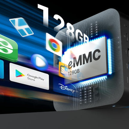 MINIX U8K-Ultra 8K Androidi meediapleier tehisintellektiga pildikvaliteedi täiustaja ja tehisintellektiga eraldusvõime suurendajaga, 8 GB RAM, 128 GB eMMC, AOSP 11 toega, mitte-Android TV süsteem, Dolby Vision ja Dolby Atmos sertifitseeritud