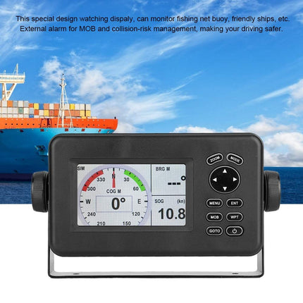 Cuifati HP-528A 4.3-inch Color LCD Marine GPS Navigator Alarm Locator Class B AIS Transponder Combo Kits