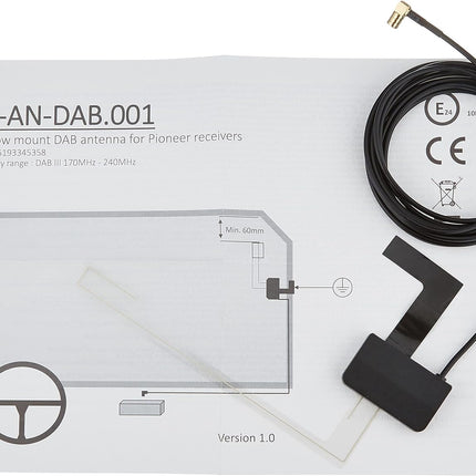 Pioneer FH-X840DABAN, DAB-antenni, 2DIN-autoraadio, CD-tuuneri ja FM-i, DAB+-i, Bluetoothi, MP3-, USB- ja AUX-sisendi, RGB-valgustuse, käed-vabad süsteemi ja 13-ribalise ekvalaiseriga