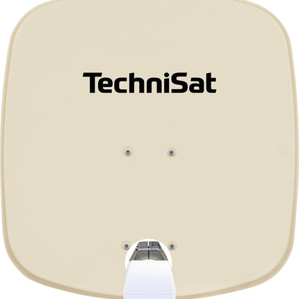 TechniSat DIGIDISH 45 – Satelliitantenn kahele kasutajale (45 cm väike satelliitsüsteem – komplekt seinakinnituse ja universaalse kahekordse LNB-ga) beež