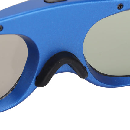DLP Link Active Shutter 3D Glasses, Rechargeable, 144 Hz, Lightweight and Comfortable, Left and Right Eye Rotation for DLP Link Projectors