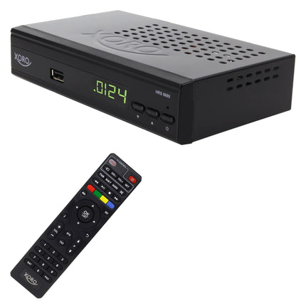 XORO digitaalne FullHD satelliitvastuvõtja HRS 8689 2-in-1 kaugjuhtimispuldiga, toetab Unicable 1/2, JESS, USB 2.0 meediapleierit, HDMI, SCART ja S/PDIF väljundit