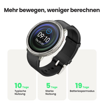 Amazfit Active 2 Smart Watch 44mm, NFC Payment, AI, Voice Control, GPS &amp; Free Maps, 10-Day Battery Life, Fitness Tracker with 160+ Sports Modes, 5 ATM Waterproof for Android &amp; iPhone