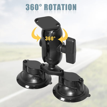 Ram Mount Arm Handyhalter Fahrrad Kugelkopf Wandhalterung Diamant Base 2 Stck 1" Handyhalterung zum Schrauben Basis with Ram Mounts 1 Zoll Ball Handy Halterung Motorrad Aluminium (Stil 1)