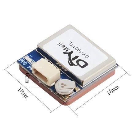 Geekstory DY-180TTL GPS Receiver Module Dual Glonass Navigation Module TTL Level 9600bps With Antenna for Arduino FPV Aircraft, Replaces BN-180