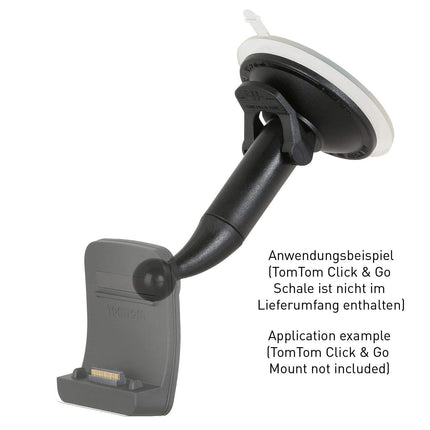Wicked Chili car mount compatible with Tomtom Click &amp; Go/EasyPort car mount Start 40, 50, 60 / Go 40, 50, 51, 60, 61, 500, 510, 600, 610, 5000, 5100, 5200, 6000, 6100, 6200 - Made in Germany
