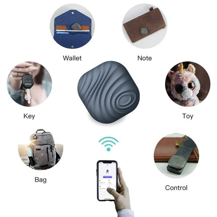Nutale võtmeleidja rakendusega Smart Tag Bluetooth - 1 pakk iOS-ile ja Androidile, esemete jälgimise tugi, kaugjuhtimispult, hea idee kadunud esemete jaoks (sinine)