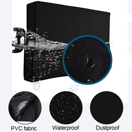 Coosoo Outdoor TV Cover, Waterproof, Universal Protector for LCD, LED, and Plasma TVs, Compatible with Standard Mounts, Built-in Remote Control Storage (50-52 inches)