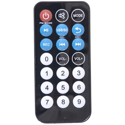 Ibiza - SLK8A-BT - Plug &amp; Play aktiivkõlar 8"/20cm, 300W integreeritud võimendiga - Bluetooth, USB, SD ja AUX - must