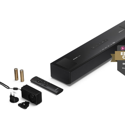 SHARP HT-SB700 2.0.2 kompaktne Dolby Atmos heliriba 140W (Bluetooth, HDMI, AUX-sisend (3,5 mm), must