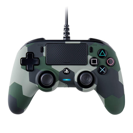 NACON PS4 Controller Color Edition [Officially Licensed, Camo Green]