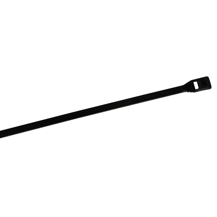 COBRA Global L8S0C madala profiiliga kaablisidemed, 100 tükki, 20,3 cm, mustad, 25 kg