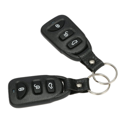 Hombasingi kesklukustuse järelpaigaldatav universaalne auto ukselukk, võtmeta sisenemissüsteem, lukustuskomplekt pakiruumi avamisnupuga, kaasas 2 kaugjuhtimispulti, kehtib 99% sõidukitele