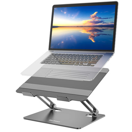 BoYata sülearvutialus, mitme nurga all ventilatsiooniavadega, reguleeritav sülearvutialus, ühildub sülearvutitega (11–15 tolli), sh MacBook Pro/Air, Dell, Samsung, HP (hall)