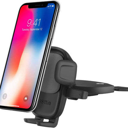 iOttie Easy One Touch 5 CD Slot Mount - Universal Car Phone Holder for iPhone, Google, Samsung, Moto, Huawei, Nokia, LG and all other smartphones
