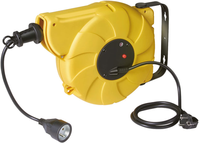 Brennenstuhl 1241101 Kaablitrummel automaatne elektriline 10 + 1,5 m H05VV-F 3 G1,5