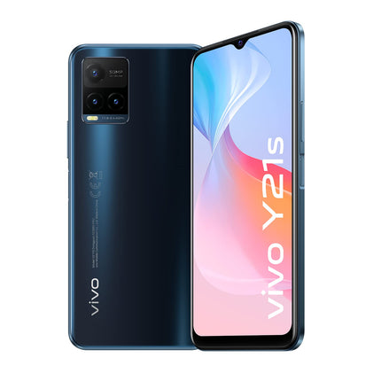 VIVO Y21s 4GB +128GB nutitelefon, 50MP põhikaamera, 5000mAh aku, kiirlaadimine 18W võimsusega, 8MP Super Night Selfie, kaks SIM-kaarti ja kahekordne ooterežiim (kesköösinine)