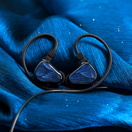 TRUTHEAR Crinacle Zero: Blue2 Dual Dynamic Drivers In-Ear Headphones with Detachable Cable (3.5 mm + Microphone Cable)