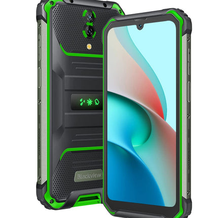 Blackview BV7200 lepinguta õues kasutatav nutitelefon, 50MP topeltkaamera, Helio G85 6GB+128GB, IP68 Android 12 vastupidav nutitelefon, 6,1-tolline HD+ ekraan, kõlar, kinnasrežiim, 5180mAh aku, NFC roheline