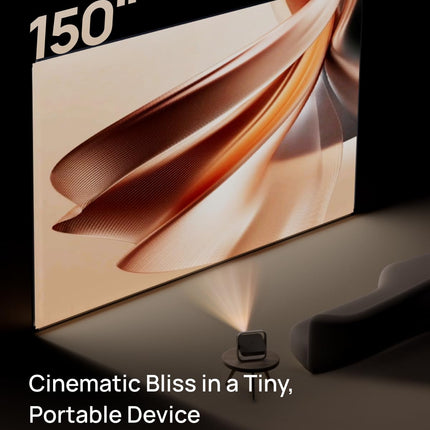 XGIMI Elfin Flip, 1080P kaasaskantav projektor, DLP projektor, litsentseeritud Netflix, integreeritud reguleeritav alus, 400 ISO luumenit, ekraani reguleerimine, 2 x 3W integreeritud kõlarit