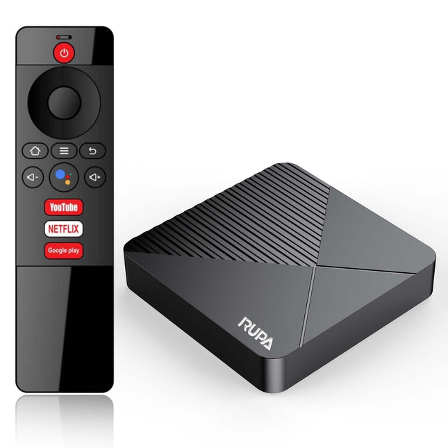 RUPA Android TV Box 2025 uusim 8K nutiteleriboks Android 13.0 RAM 2G ROM 16G WiFi6 Enternet 10/100M Bluetooth 5.0 USB3.0 toetab 3D HD telerit