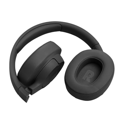 JBL Tune 770 NC – Juhtmevabad kõrvaklapid adaptiivse mürasummutusega ja kokkupandava disainiga – Kuni 70 tundi aku tööaega kiirlaadimisega – Must