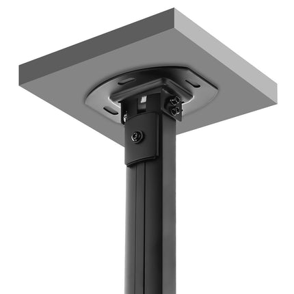 deleyCON universaalne projektori laekinnitus +-15° kallutatav - 360° pööratav - kuni 13,5 kg - reguleeritava kõrgusega 380 mm - 580 mm - kaablihaldus - must