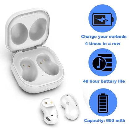 Juhtmevaba laadimisümbris, ühildub Galaxy Buds Live'iga, kõrvaklappide laadimisümbris, asendusümbris, varulaadimisümbris, dokkimisjaam Galaxy Buds Live SM R180 jaoks