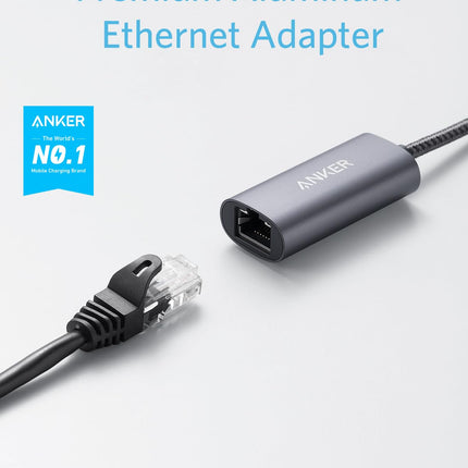 Anker PowerExpand USB-C gigabitise Etherneti adapter, alumiiniumist, kompaktse disainiga, MacBook Pro, MacBook Air 2018, iPad Pro 2018, XPS ja paljude teiste jaoks