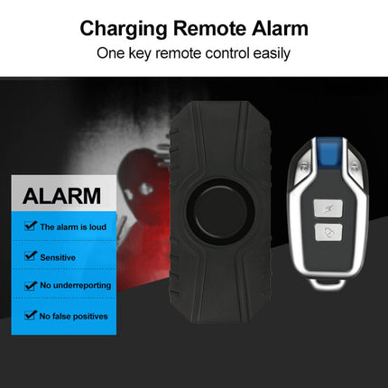 BAOFUYA jalgratta alarm mootorratta alarm vargusvastane jalgratta alarm jalgratta alarm traadita vibratsiooni liikumisandur veekindel mootorratta alarm puldiga elektriline jalgratta alarm must