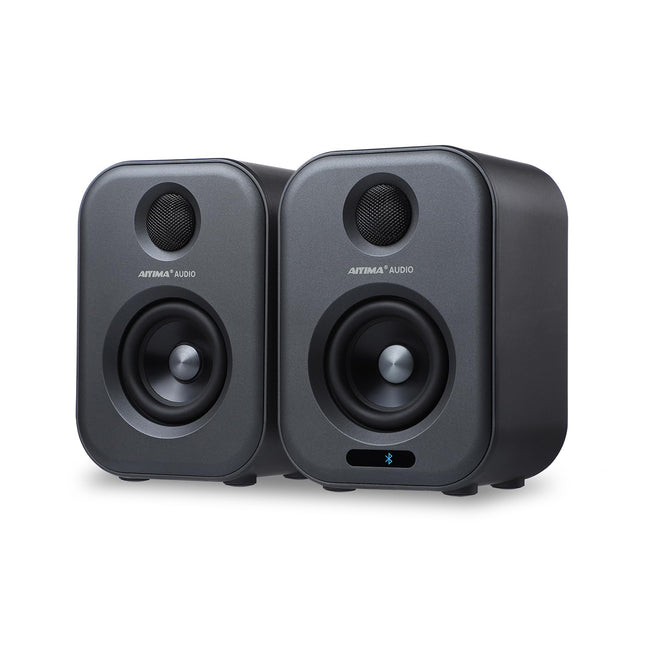 AIYIMA S400 riiulikõlarid - 7,6 cm (3 tolli) 80 W võimsad HiFi BT stereo aktiivkõlarid, USB-teleri heli kodukinole