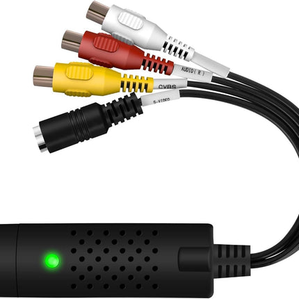 VHS-digitaalmuundur, USB 2.0 videokaart, vana VHS-videomaki, Mini DV Hi8 DVD-digitaalmuundur Macile/PC-le, RCA-USB-videomuundur, teleri kassettmängija, videokaamera, Windows Maciga ühilduv