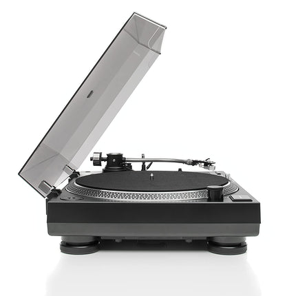 Dual DTJ 301.1 USB DJ turntable (33/45 rpm, pitch control, magnetic pickup system, needle illumination, USB cable) black