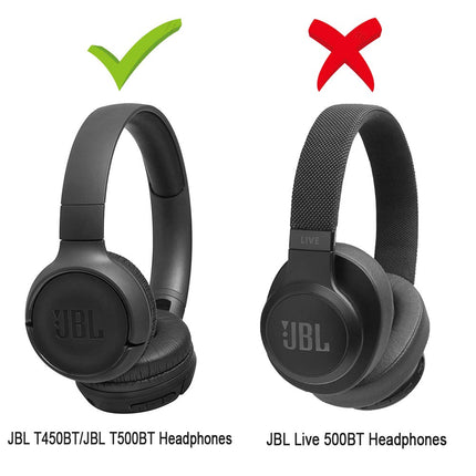 Hard Case for JBL T450BT / JBL T500BT Over-Ear Wireless Bluetooth Headphones, Travel Protective Carrying Case - Black (Black Lining)