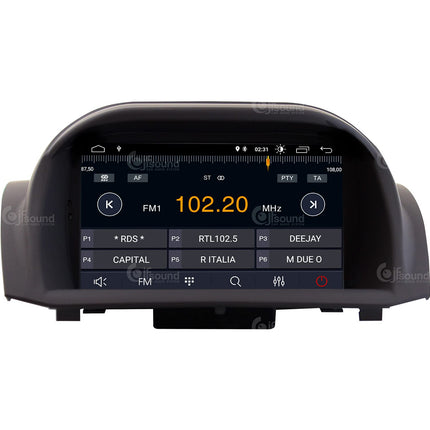 Personaalne autoraadio Ford Fiesta 2013-16 Android GPS Bluetooth WiFi USB DAB+ Puuteekraan 7" 4-tuumaline Carplay AndroidAuto