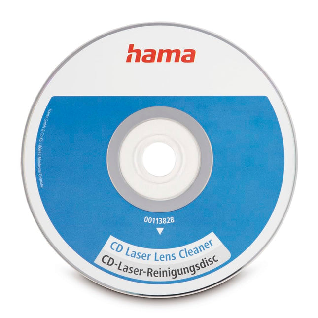 Hama puhastus-CD CD-mängijatele (laserpuhastus, puhastus-CD CD-mängijatele/autoraadiotele/CD-ROM-draiviga konsoolidele, pesaga mängijatele koos puhastusvedelikuga, puhastusketas)
