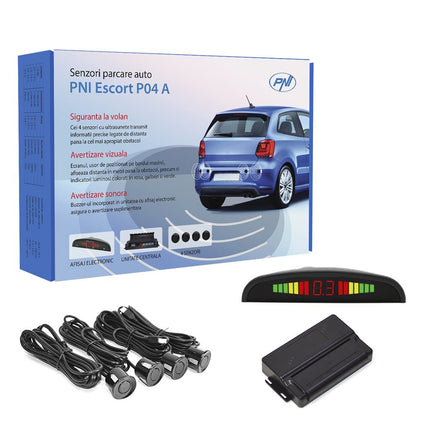 Parkimisandur, parkimisabi PNI Escort P04 A 4 anduriga, LED-ekraan