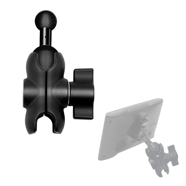 25 mm kuni 17 mm kuuliadapter RAM-kinnitustele, B-suurus, kahe pesaga vars, Garmini 17 mm pöörleva kuuliga kinnitusmuster, GPS-kinnitus (kahe pesaga vars: pikk 6,1 cm)