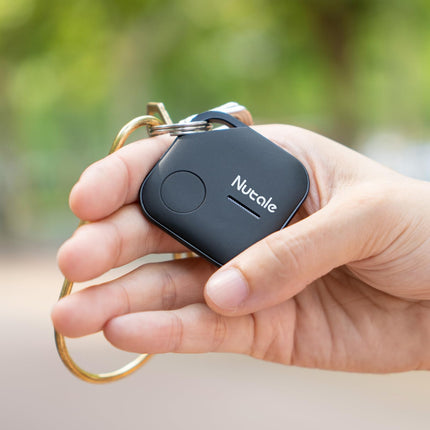 Nutale Air Pro Key Finder Tag Black - Only IOS - 1PCS Find Keys with Bluetooth Bluetooth Item Finder Tracker Locator Works with iPhone or iPad - With Separate Battery Compartment