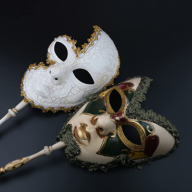 Yu Fengi komplekt 2 paari Veneetsia cosplay maske Veneetsia muusika Mardi Gras karnevali maskeraadi mask pulgal peo disguise kaunistused