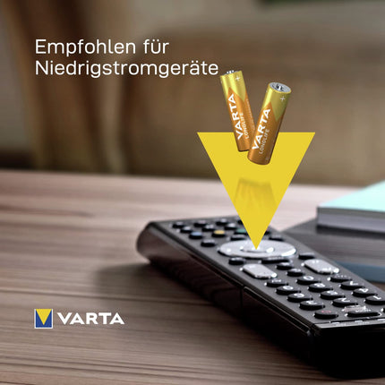 VARTA AA patareid, 40 tk, pika elueaga, leeliselised, 1,5 V, kaugjuhtimispultide, raadiote, kellade jaoks, valmistatud Saksamaal