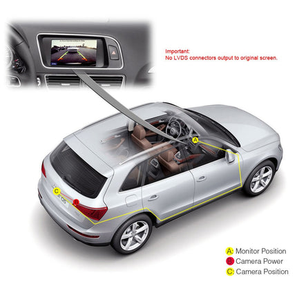 Dynavsal auto tahavaatekaamera parkimisabi 8IR öise nägemisega 170° lainurk veekindel HD auto tahavaatekaamera asendus VW Caddy B5 B6 Passat 3C 3B Jetta Sagitar Multivan T5 Golf Plus Polo