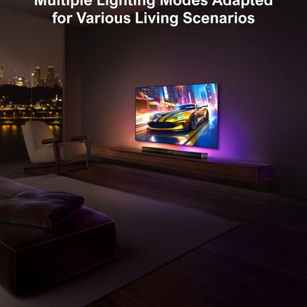 ULTIMEA 5.0-kanaliline heliriba teleritele, RGB-valgustusega heliriba kodukinole, jagatav arvuti heliriba rakenduse juhtimisega, reguleeritava ekvalaiseriga helisüsteem, Bluetooth 5.3, HDMI-ARC/Opt/AUX, Apollo S70