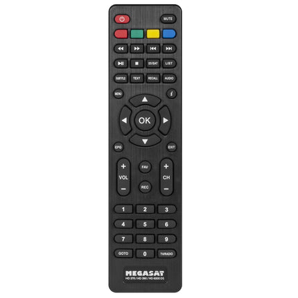 Megasat HD 390 HD SAT Receiver (HDTV, DVB-S2, HDMI, 1080p, SCART, USB Media Player, Full HD, Astra pre-installed) incl. netshop 25 HDMI cables