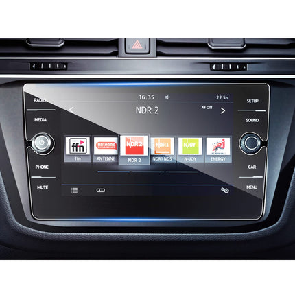 SHAOHAO ühildub VW Tiguan MK2 AD1 2018-2023 /B8 Passat auto navigatsiooni ekraanikaitsega, 8-tolline GPS läbipaistev kaitsekile, kriimustuskindel 9H sõrmejäljevastane GPS-navigatsioonikile