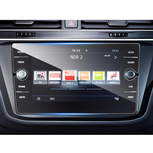 SHAOHAO ühildub VW Tiguan MK2 AD1 2018-2023 /B8 Passat auto navigatsiooni ekraanikaitsega, 8-tolline GPS läbipaistev kaitsekile, kriimustuskindel 9H sõrmejäljevastane GPS-navigatsioonikile