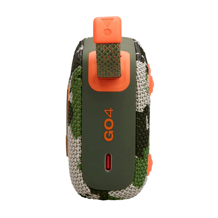 JBL Go 4 - Camouflage – Portable Bluetooth speaker with JBL Pro Sound, deep bass and playtime boost function – Waterproof and dustproof – 7 h battery life